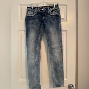 Rock Revival Ankle Skinny Jeans, size 26